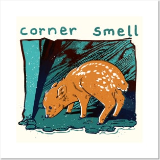 Corner Smell (For light backgrounds) Posters and Art